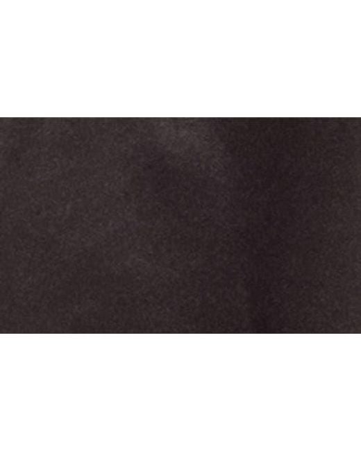 Mango Black Button Hem Leather Pants