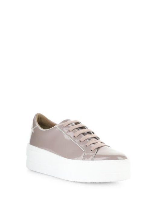 Bos. & Co. White Maya Platform Sneaker