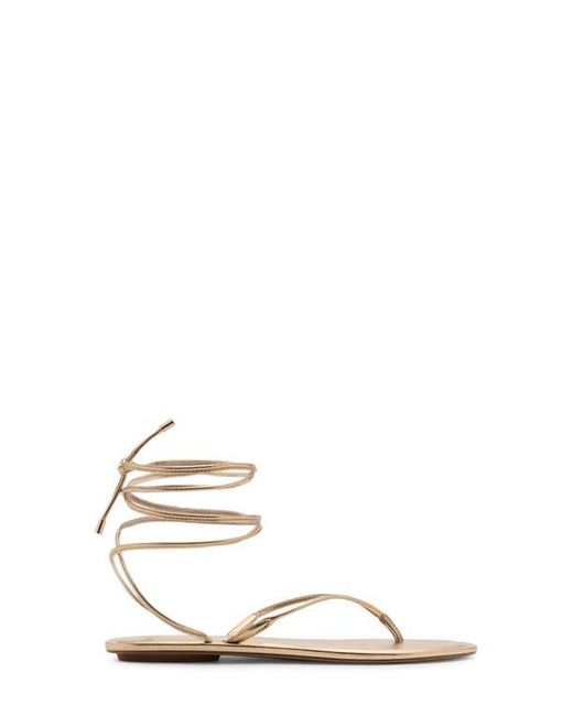 Mango Brown Strips Sandal