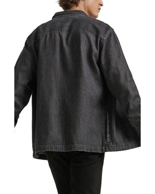 Lee Jeans Black Denim Overshirt for men