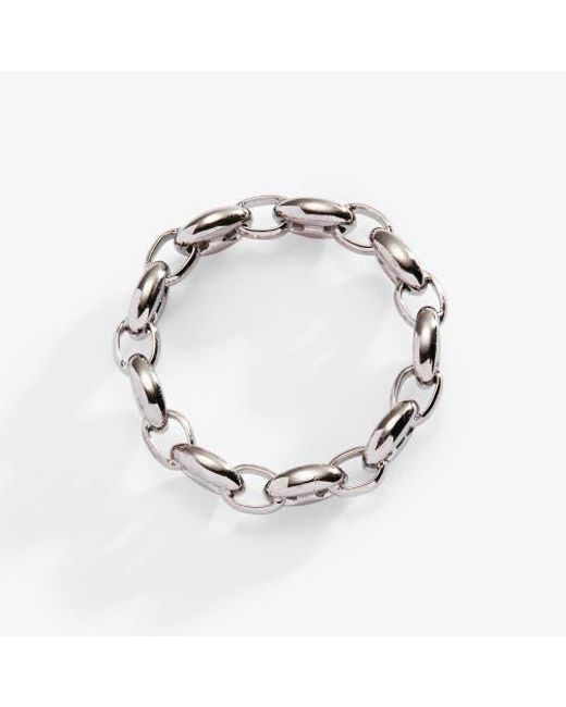 ALEX AND ANI Metallic Frozen Mariner Chain Ring
