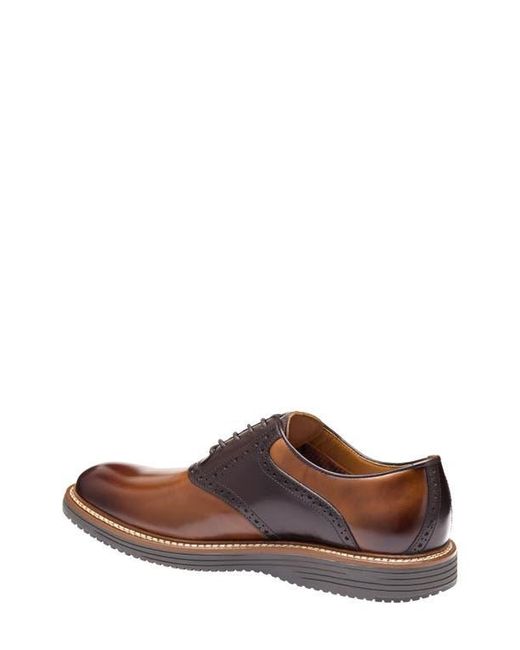 Johnston & Murphy Brown Upton Saddle Shoe for men