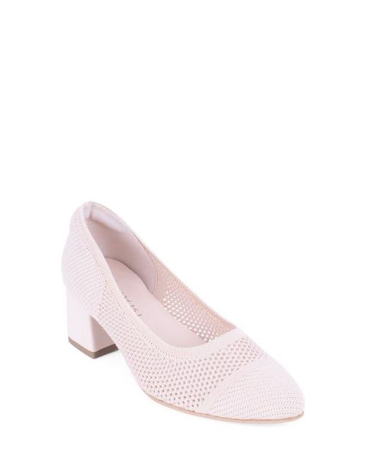 Tahari Pink Basilica Cap Toe Pump
