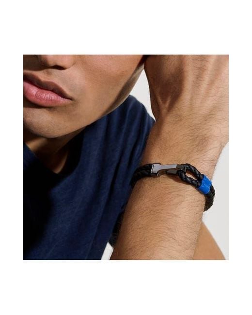 John Hardy Black Double Layer Bracelet for men