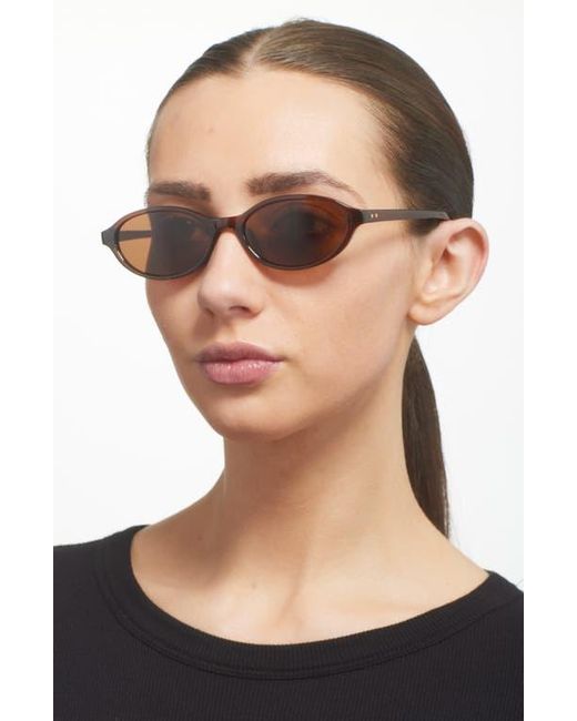 BP. Brown Oval Sunglasses