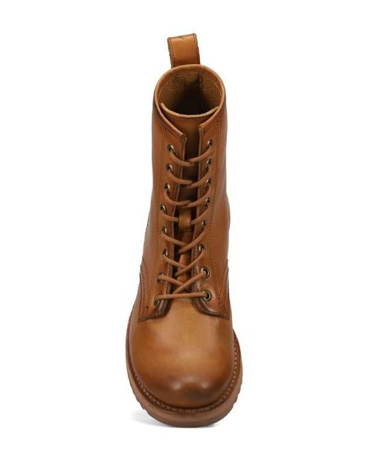 Frye Brown Veronica Flex Combat (Caramel) Boots