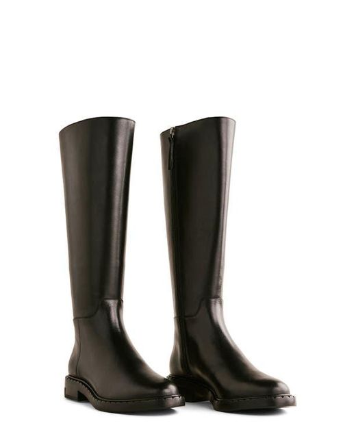 Reformation Black Nancy Knee High Boot