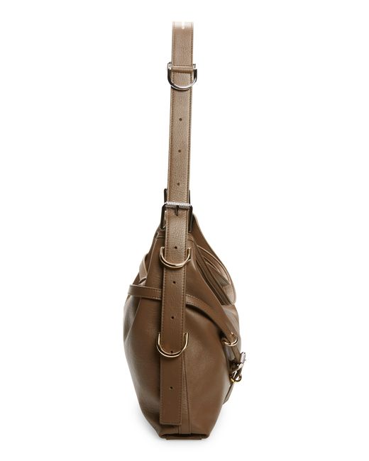 Givenchy Brown Medium Voyou Leather Hobo