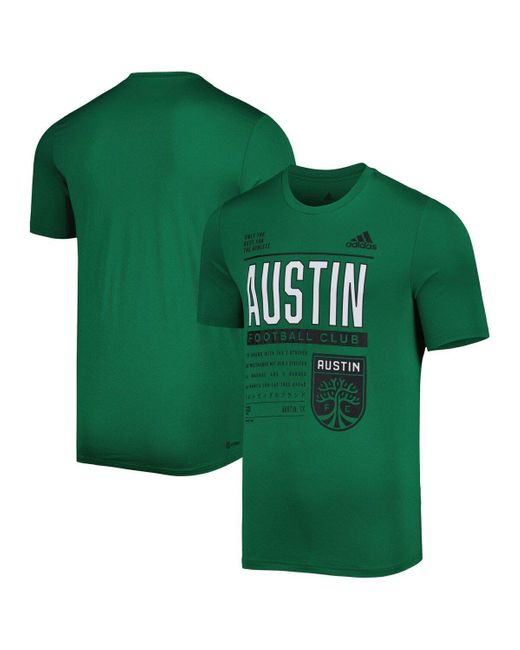 Adidas Green Austin Fc Club Dna Performance T-shirt At Nordstrom for men