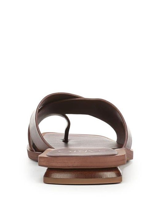 Sarto Brown Etta Toe Loop Sandal
