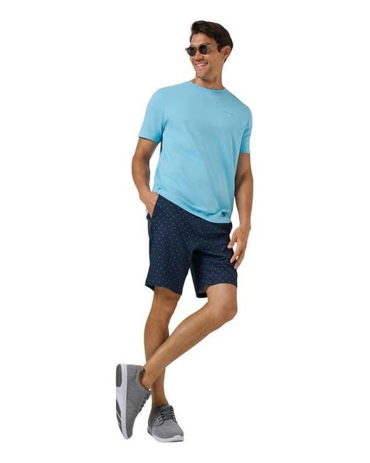 Travis Mathew Blue Standing Stones Shorts for men