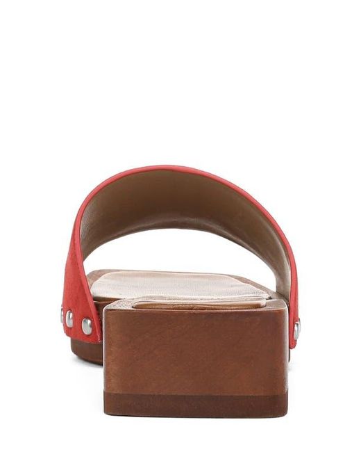 Vince Red Barbara Slide Sandal