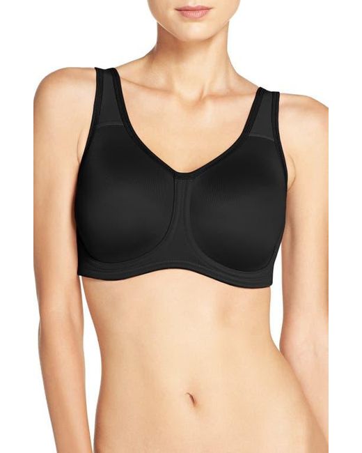 Wacoal Black Simone Seamless Underwire Sports Bra