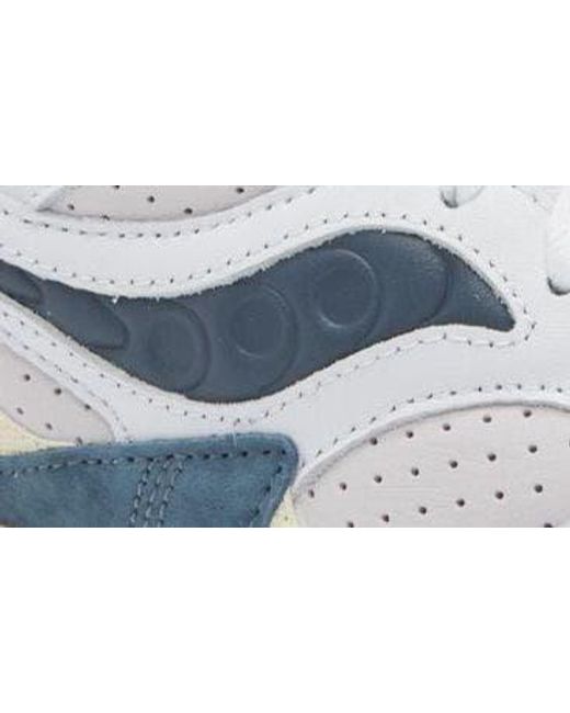 Saucony White Grid Shadow 2 Ivy Prep Sneaker for men