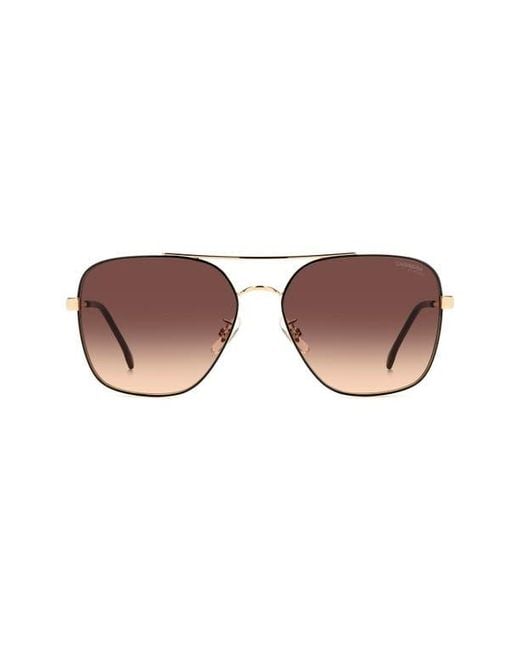 Carrera Brown 60Mm Gradient Square Sunglasses