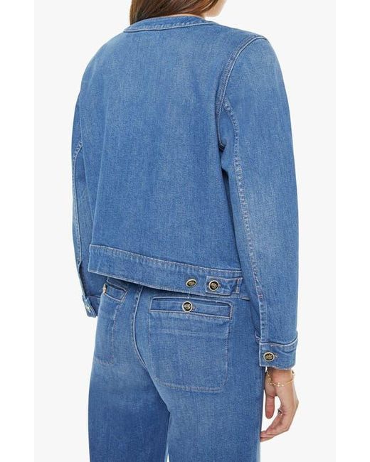 Mother Blue The Stashed Picky Denim Jacket