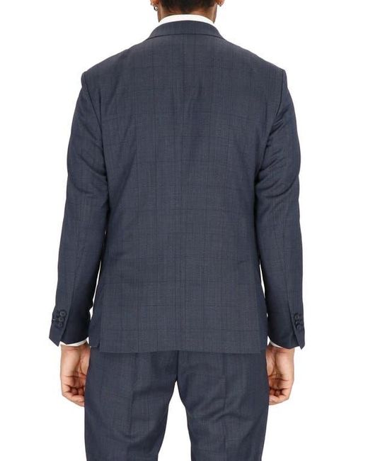 Scotch & Soda Blue Check Stretch Wool Sport Coat for men
