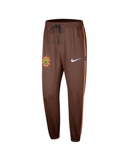 Nike Brown San Antonio Spurs 2023/24 City Edition Authentic Showtime Performance Pants At Nordstrom for men
