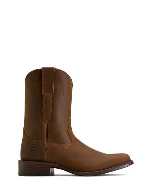 Ariat Brown Sonoro Roper Toe Western Boot for men