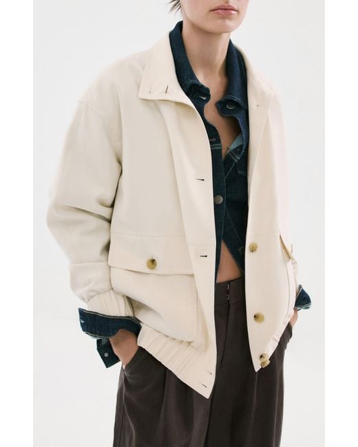 Mango Natural Oversize Jacket