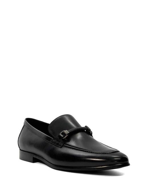 Dune Black Scilly Apron Toe Loafer for men