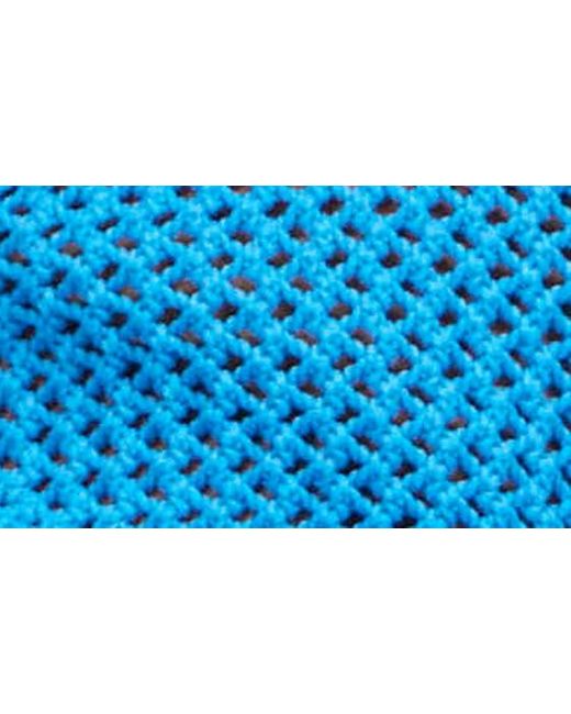 Equipment Blue Tate Open Stitch Cotton Blend Sweater