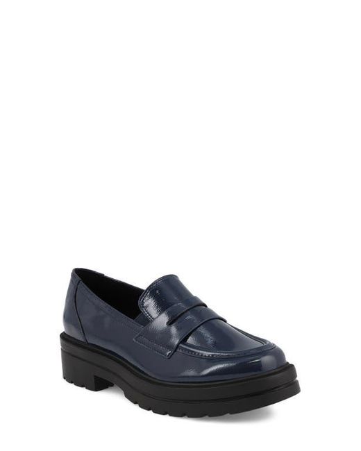 MIA Blue Yoani Lug Sole Penny Loafer