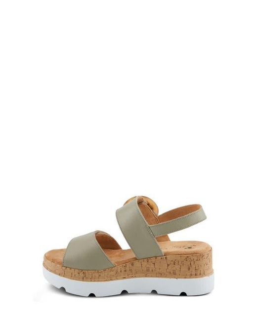 Spring Step Multicolor Abarah Slingback Platform Sandal