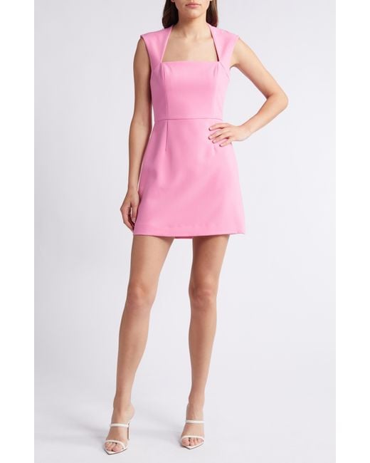 French Connection Pink Ruth Whisper A-line Dress