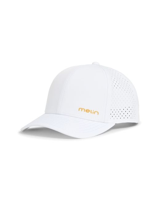 Melin White Hydro Compass Snapback Cap for men