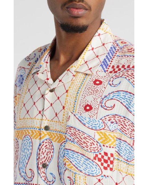 Obey Green Archie Short Sleeve Button-Up Shirt for men