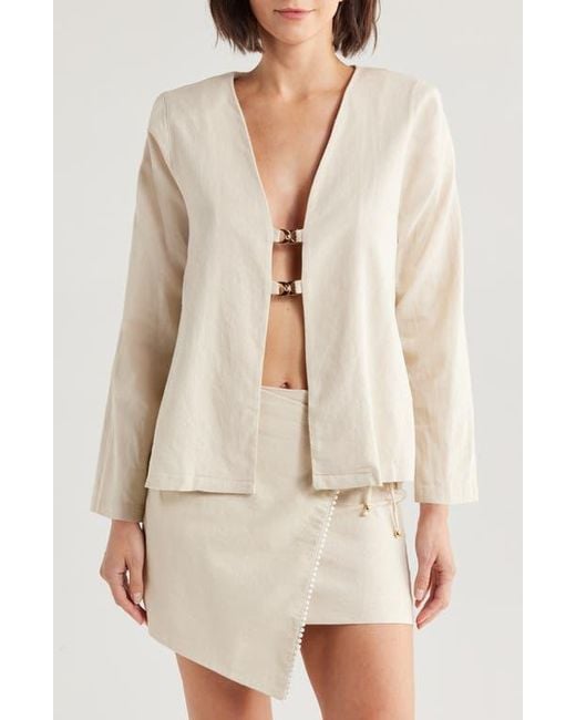 BOAMAR Natural Libia Linen Blend Jacket