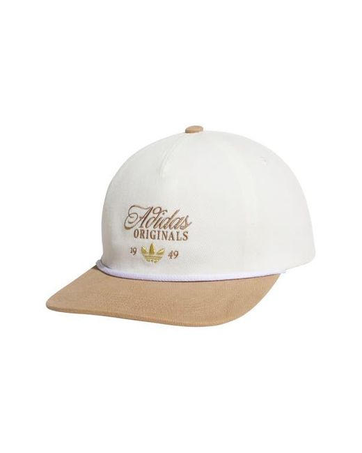 Adidas White Masterpiece Baseball Cap for men