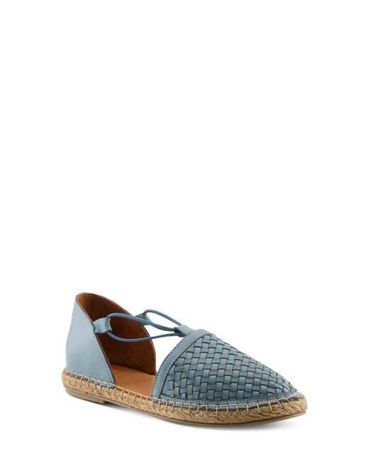 Spring Step Blue Clovae Espadrille Flat