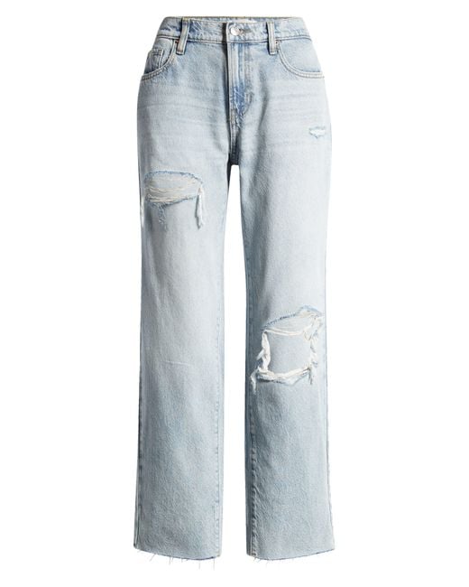 PacSun Blue '90s Ripped Straight Leg Jeans