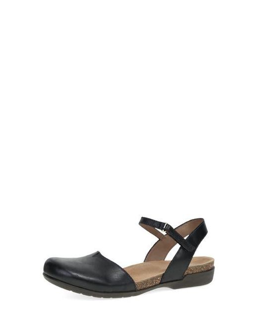 Dansko White Rowan Flat