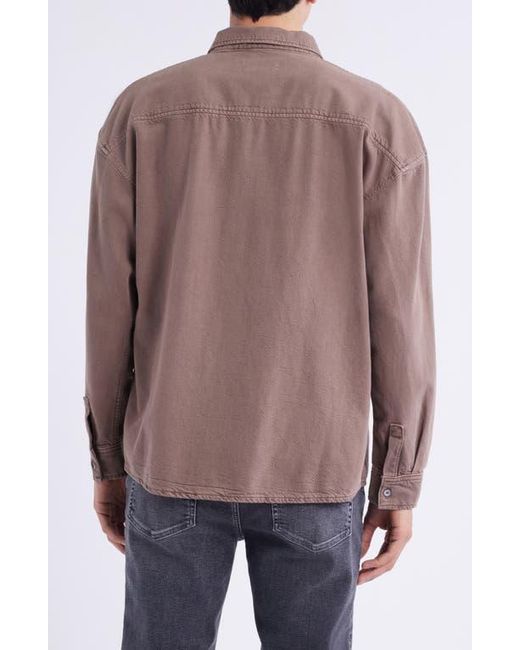 FRAME Brown Modern Button-Up Shirt for men