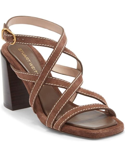 Stuart Weitzman Brown Park Sandal