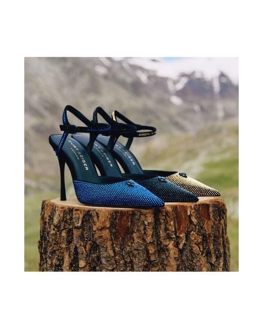 Kurt Geiger Blue Eagle Ankle Strap Pump