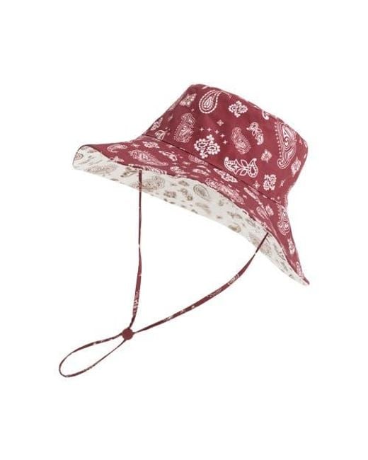 Lost Pattern Multicolor Paisley Cotton Reversible Sun Hat