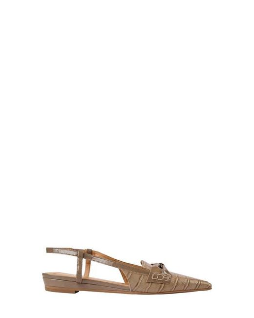 Andre Assous Natural Blake Slingback Wedge