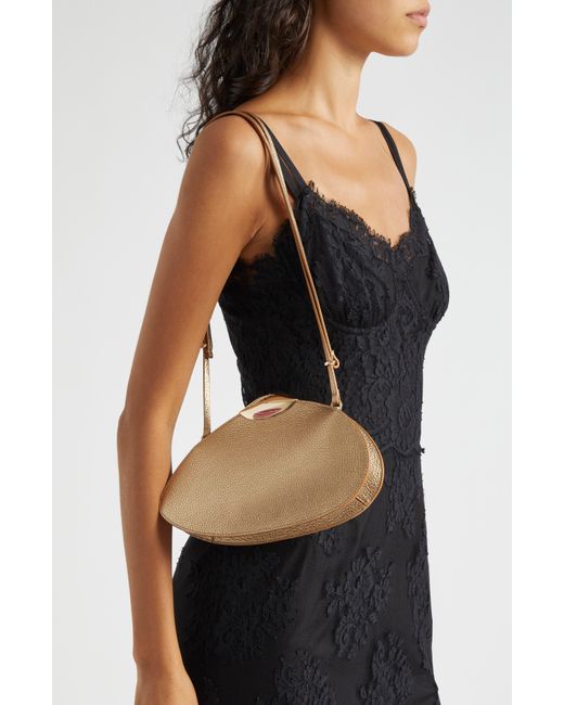 Benedetta Bruzziches Natural Belle De Jour Leather Shoulder Bag
