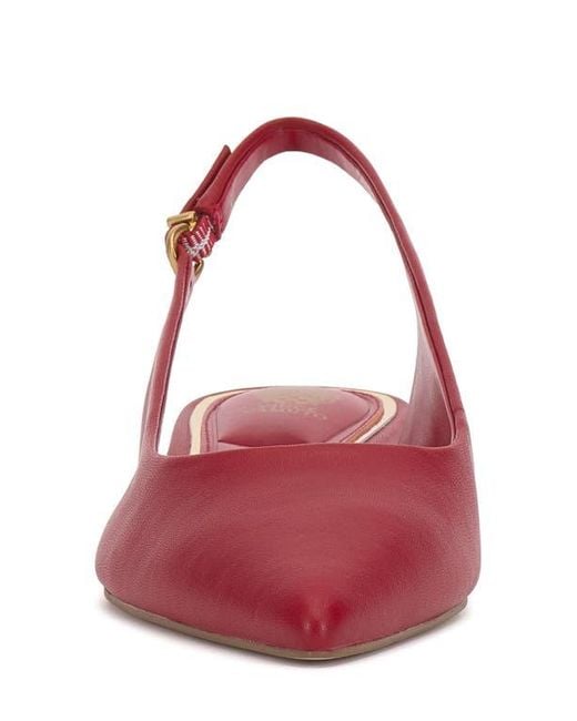 Vince Camuto Red Valiey Slingback Flat
