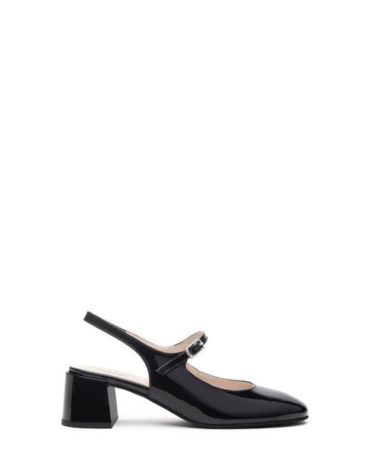 Nero Giardini White Slingback Block Heel Pump