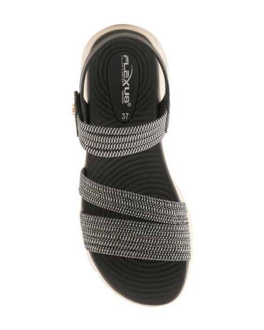 Flexus by Spring Step Metallic Garlina Platform Wedge Sandal