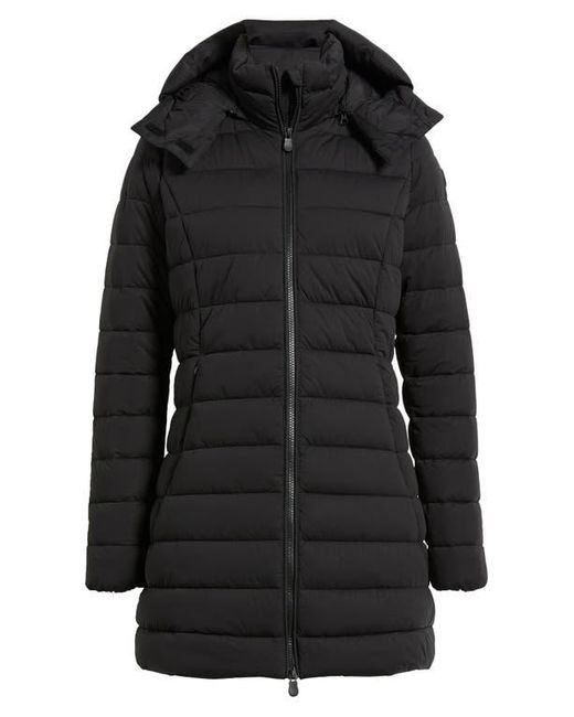 Save The Duck Black Dorothy Water Resistant Quilted Puffer Coat