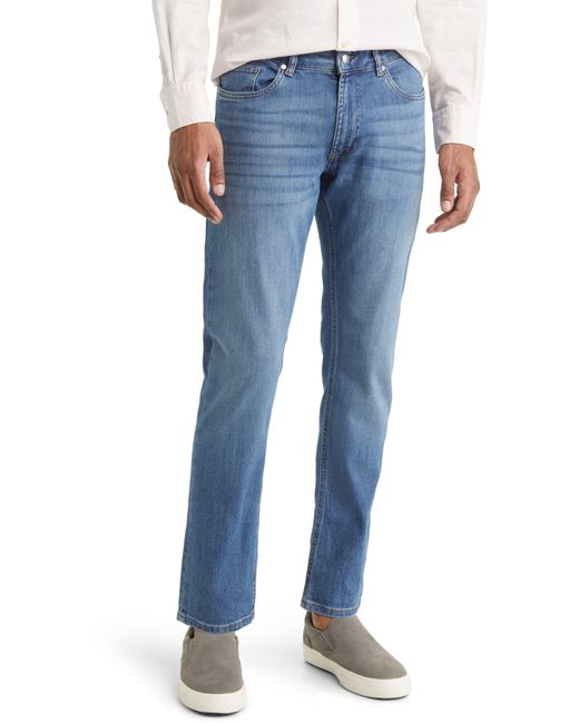 Peter Millar Crown Crafted Washed Five Pocket Straight Leg Jeans in ...