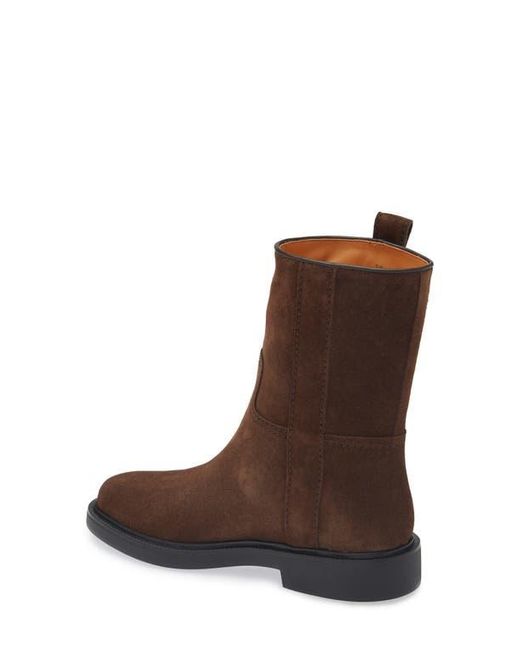 Tod's Brown Logo Bootie