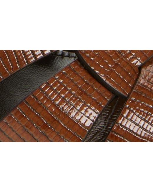 Saint Laurent Brown Tribute Slide Sandal