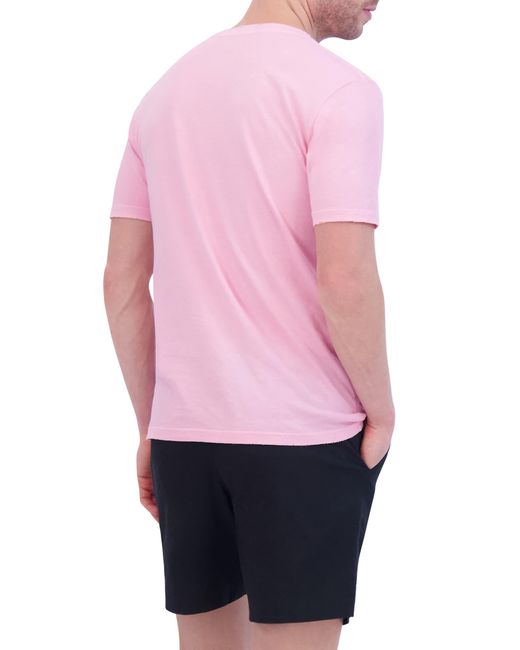 Goodlife Pink Classic Crewneck T-shirt for men